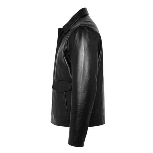 Vabritte™ Monarch Classic Leather Jacket