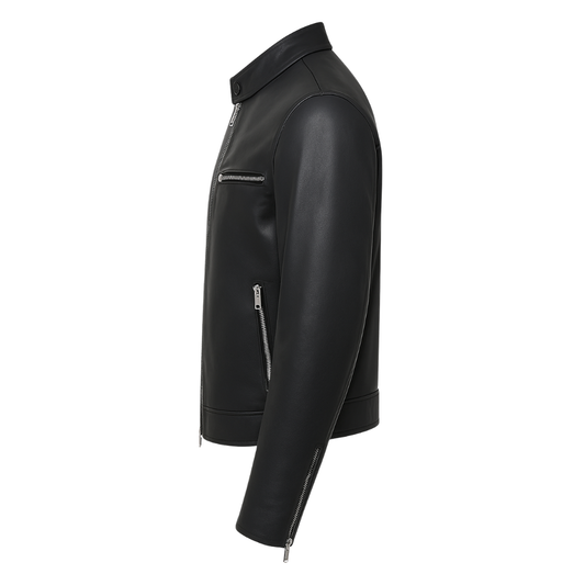 Vabritte™ Apex Noir Leather Jacket