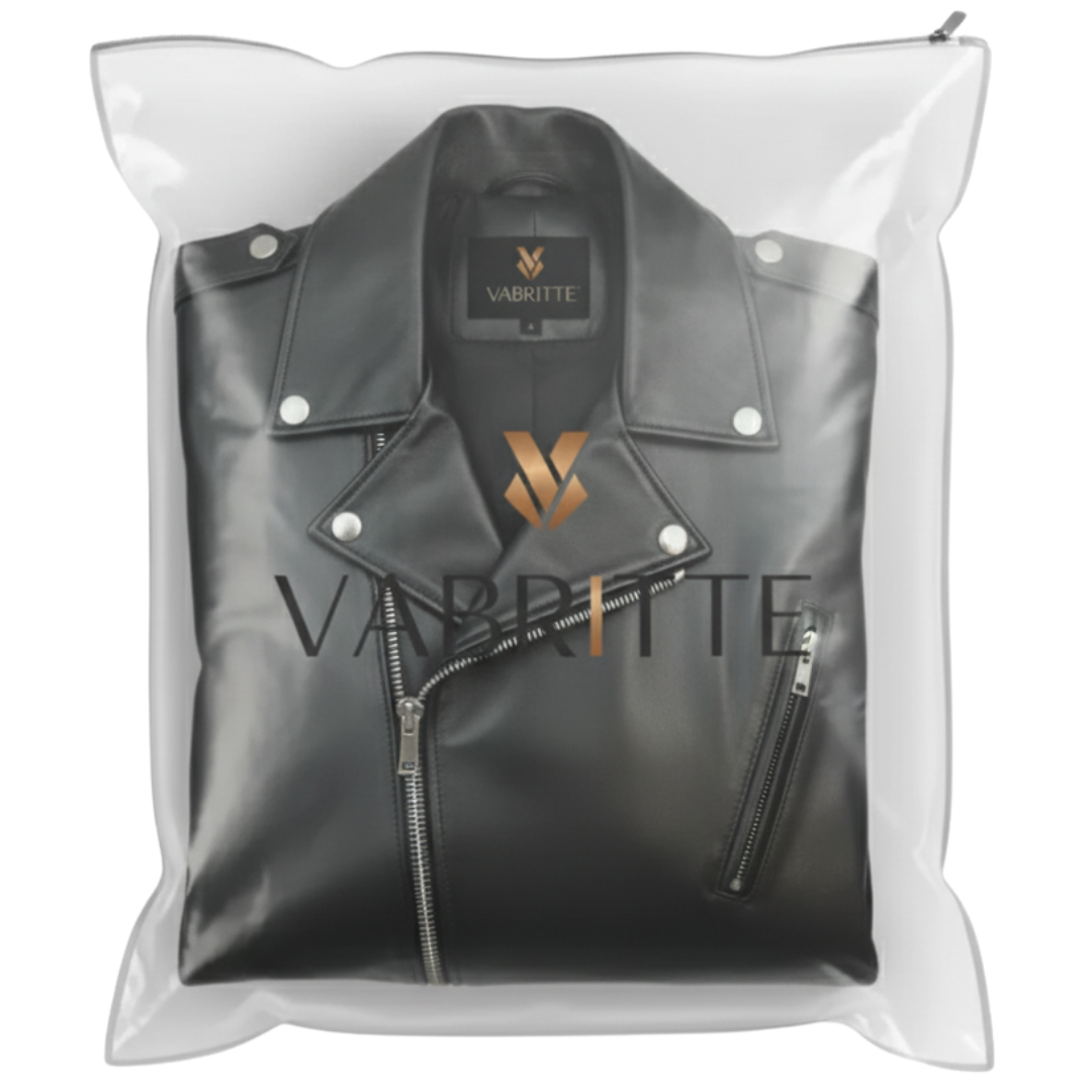 Vabritte™ Ironveil Moto Leather Jacket