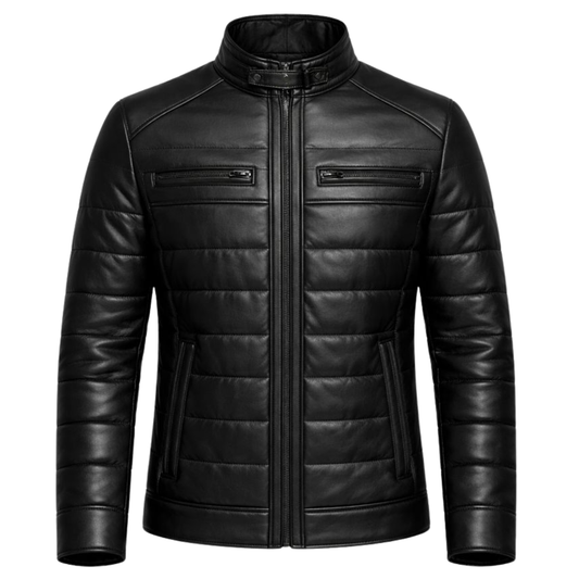 Vabritte™ Frostline Apex Leather Jacket