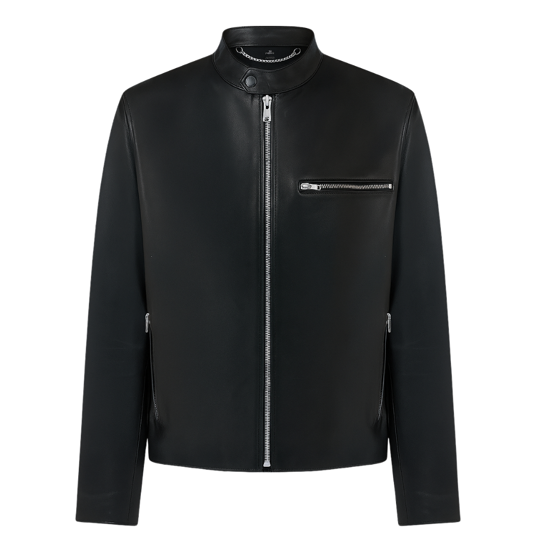 Vabritte™ Apex Noir Leather Jacket