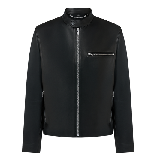 Vabritte™ Apex Noir Leather Jacket
