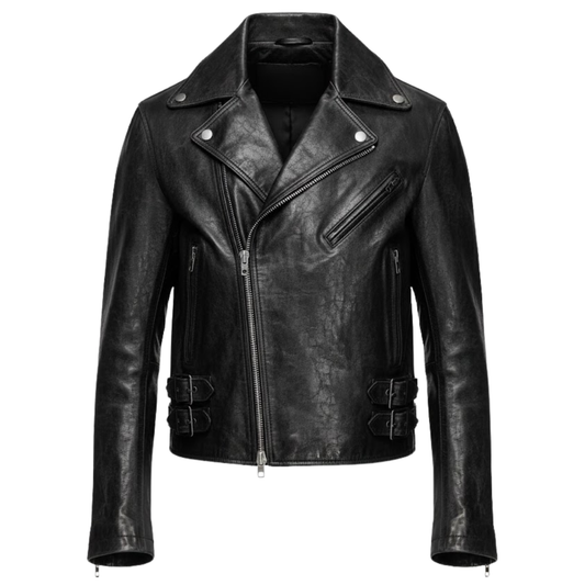 Vabritte™ Ironvolt Biker Leather Jacket