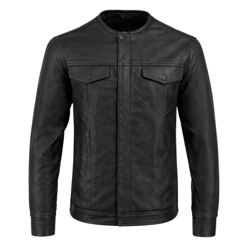 Vabritte™ Ashford Field Leather Jacket