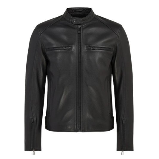 Vabritte™ Stratos Racer Leather Jacket