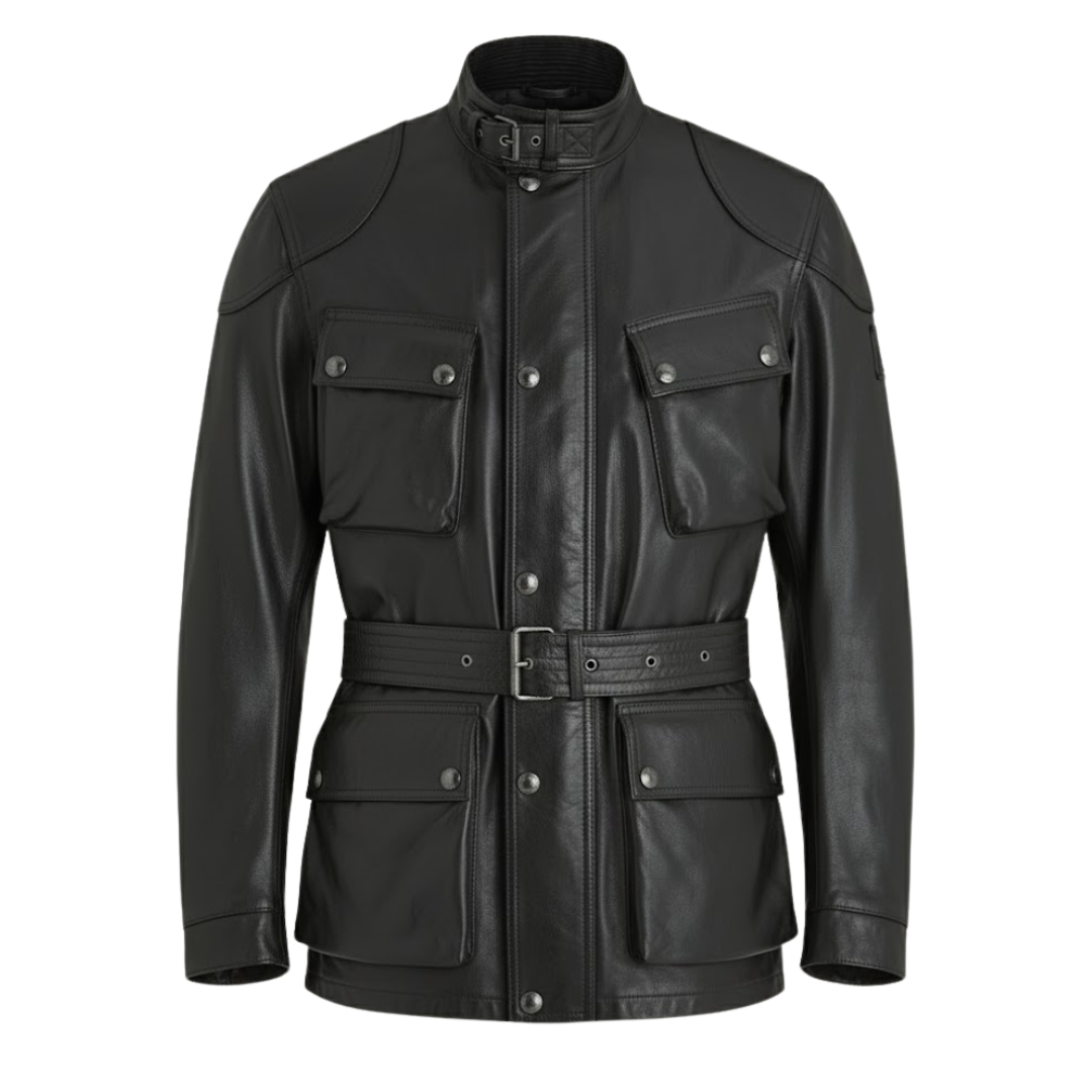 Vabritte™ Commandant Field Leather Jacket