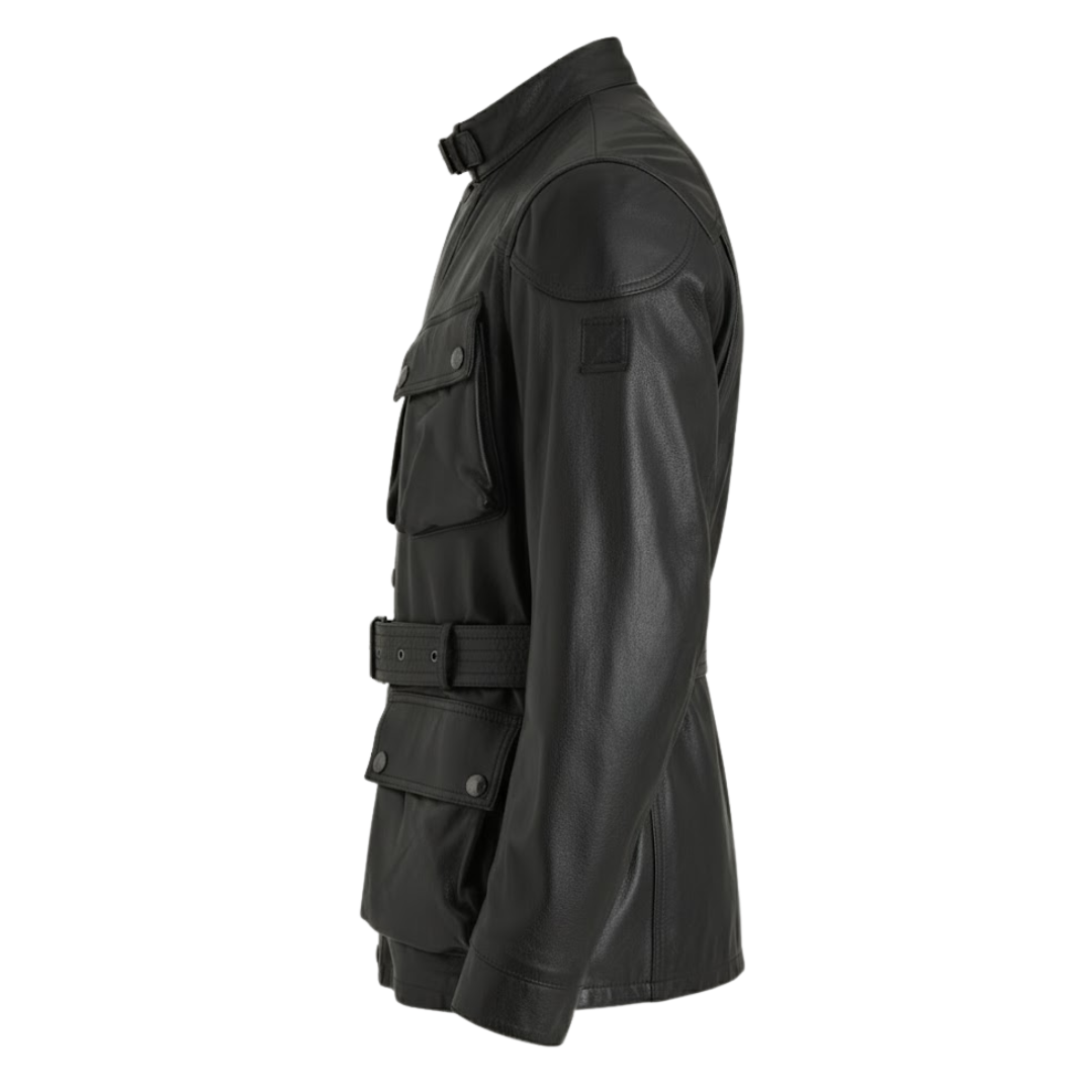 Vabritte™ Commandant Field Leather Jacket