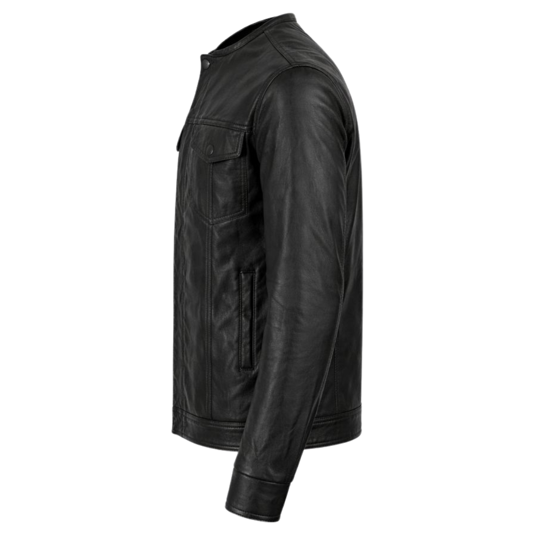 Vabritte™ Ashford Field Leather Jacket