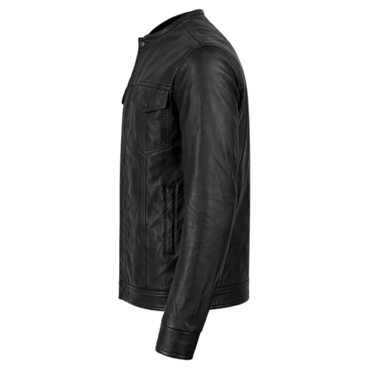 Vabritte™ Ashford Field Leather Jacket