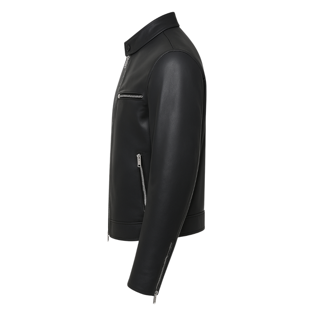 Vabritte™ Apex Noir Leather Jacket