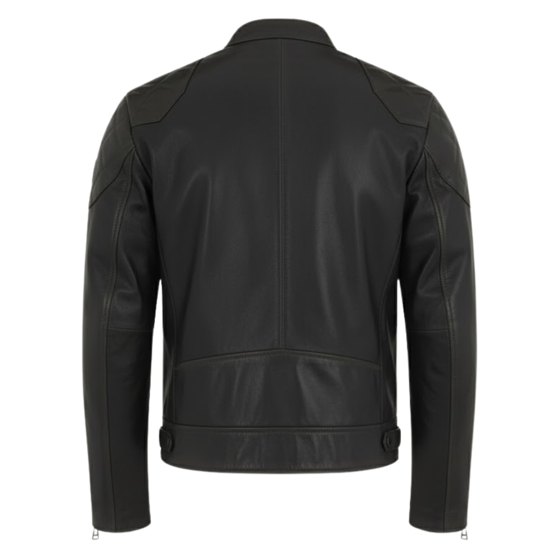 Vabritte™ Velocity Racer Leather Jacket