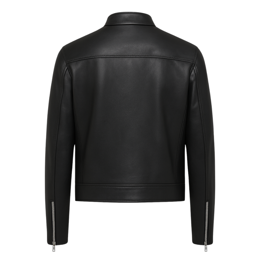 Vabritte™ Apex Noir Leather Jacket