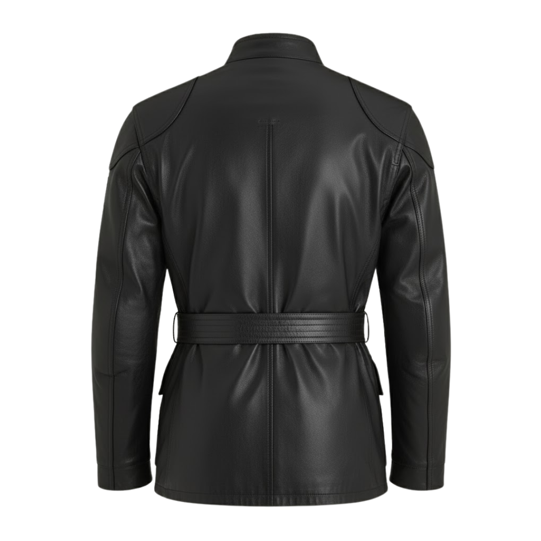 Vabritte™ Commandant Field Leather Jacket