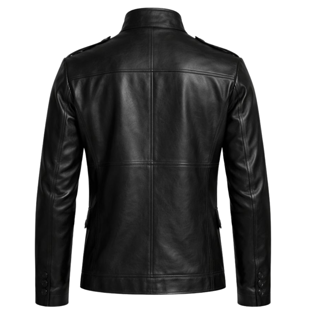 Vabritte™ Ironward Command Leather Jacket
