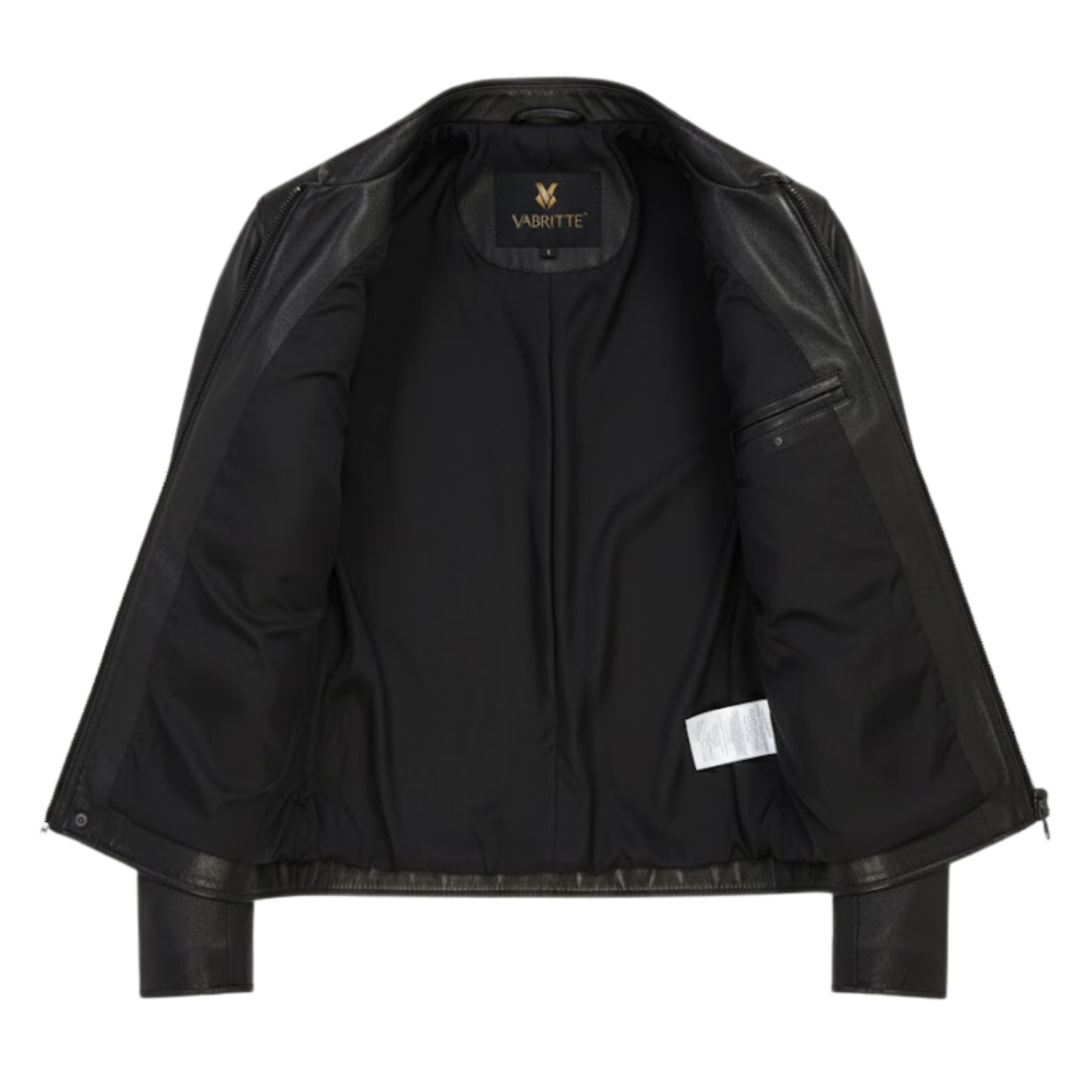Vabritte™ Stratos Racer Leather Jacket