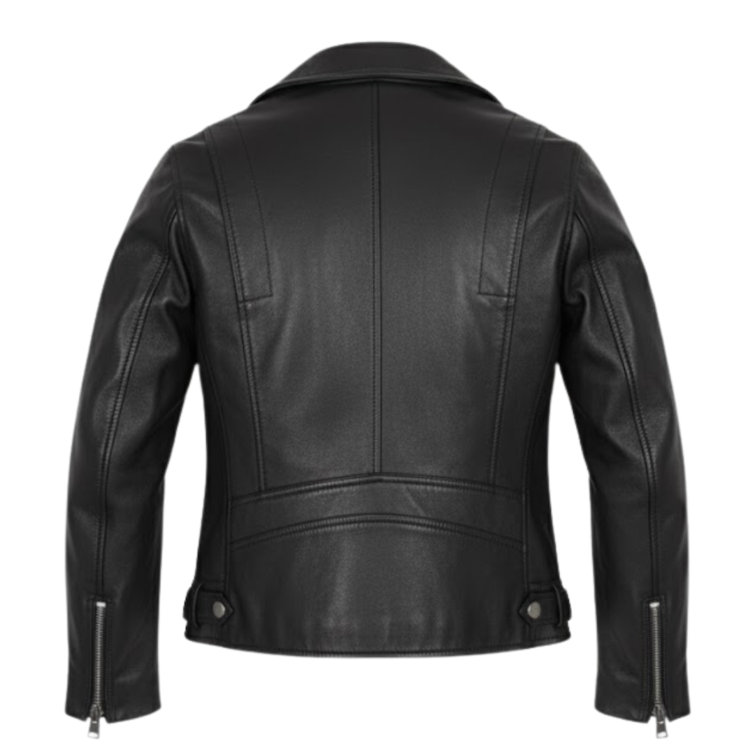 Vabritte™ Stormforge Moto Leather Jacket