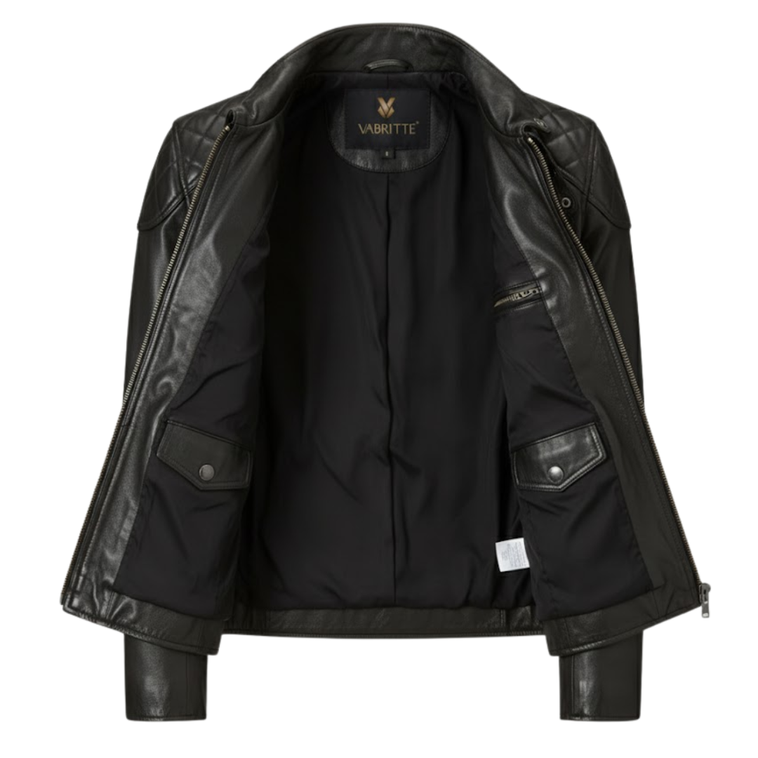 Vabritte™ Vanguard Moto Leather Jacket