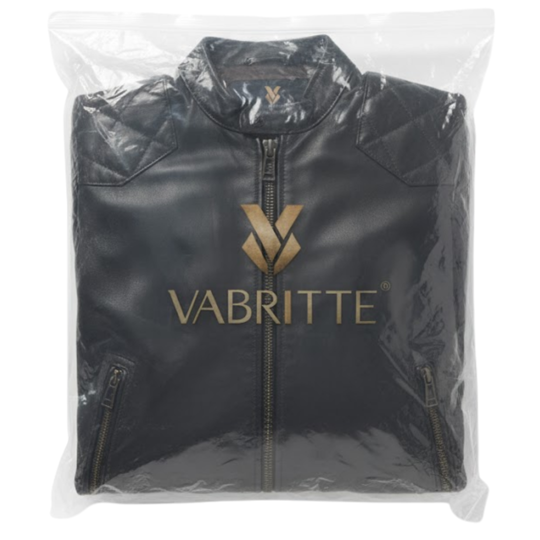 Vabritte™ Velocity Racer Leather Jacket