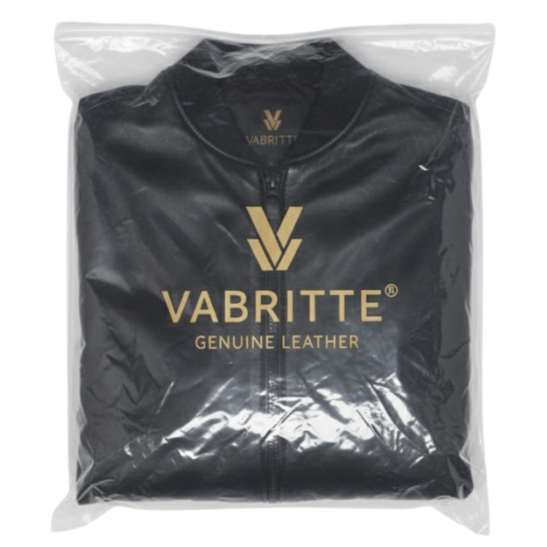 Vabritte™ Skyward Bomber Leather Jacket