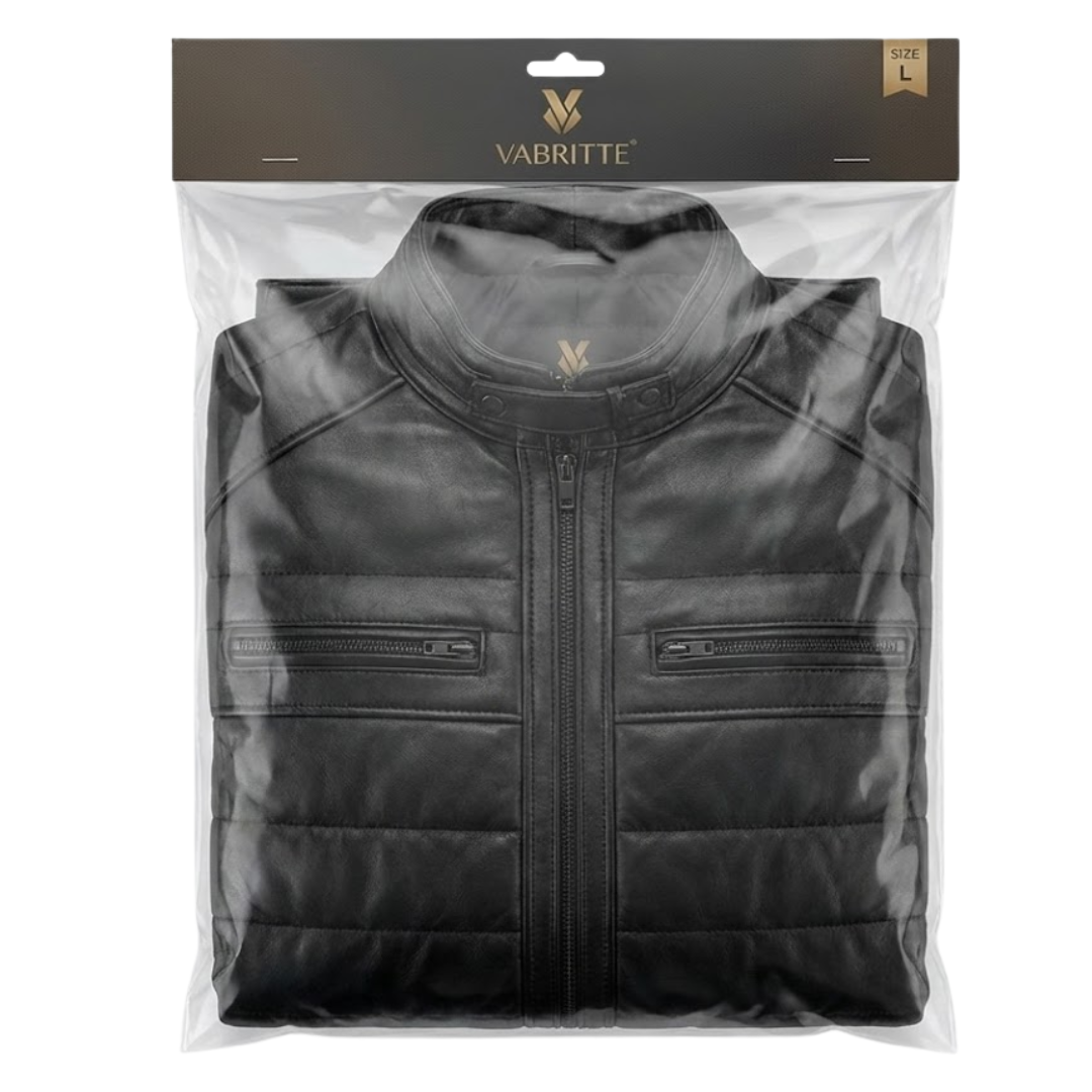 Vabritte™ Frostline Apex Leather Jacket