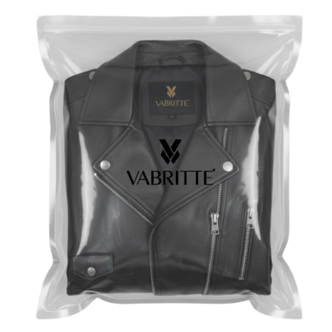 Vabritte™ Stormforge Moto Leather Jacket