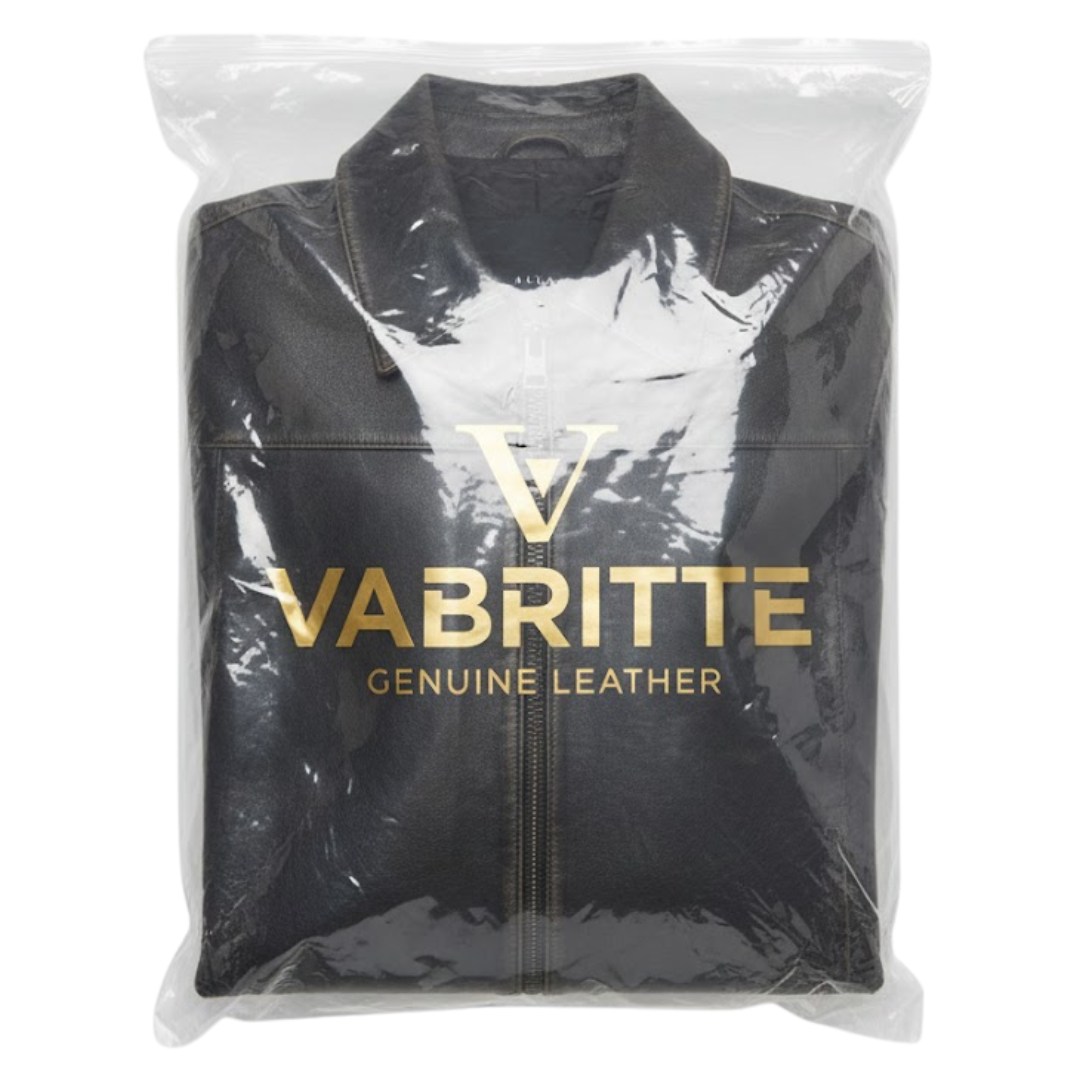 Vabritte™ Ironshade Classic Leather Jacket