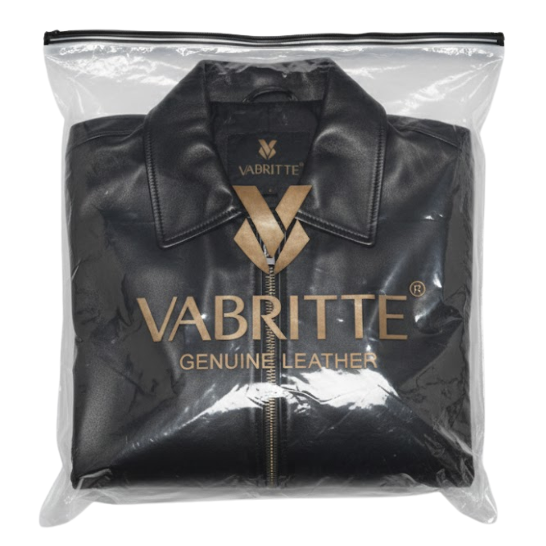 Vabritte™ Monarch Classic Leather Jacket